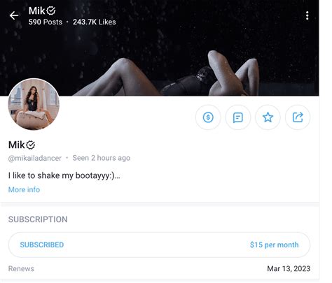 mikaila dancer only fans leaked|Mikaila Dancer OnlyFans Leaks